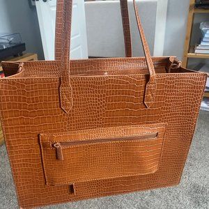 Beis Work Tote in Croc